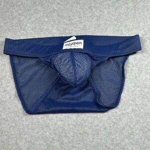 Intymen Mesh Bikini Brief Navy Mens S Sheer Polyamide Colombia